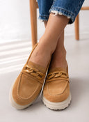 Loafers καστόρινα με κρίκους Ragazza 0528 - Ταμπά - thefashionproject.gr - RAGAZZA