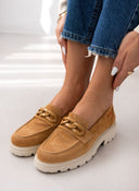 Loafers καστόρινα με κρίκους Ragazza 0528 - Ταμπά - thefashionproject.gr - RAGAZZA