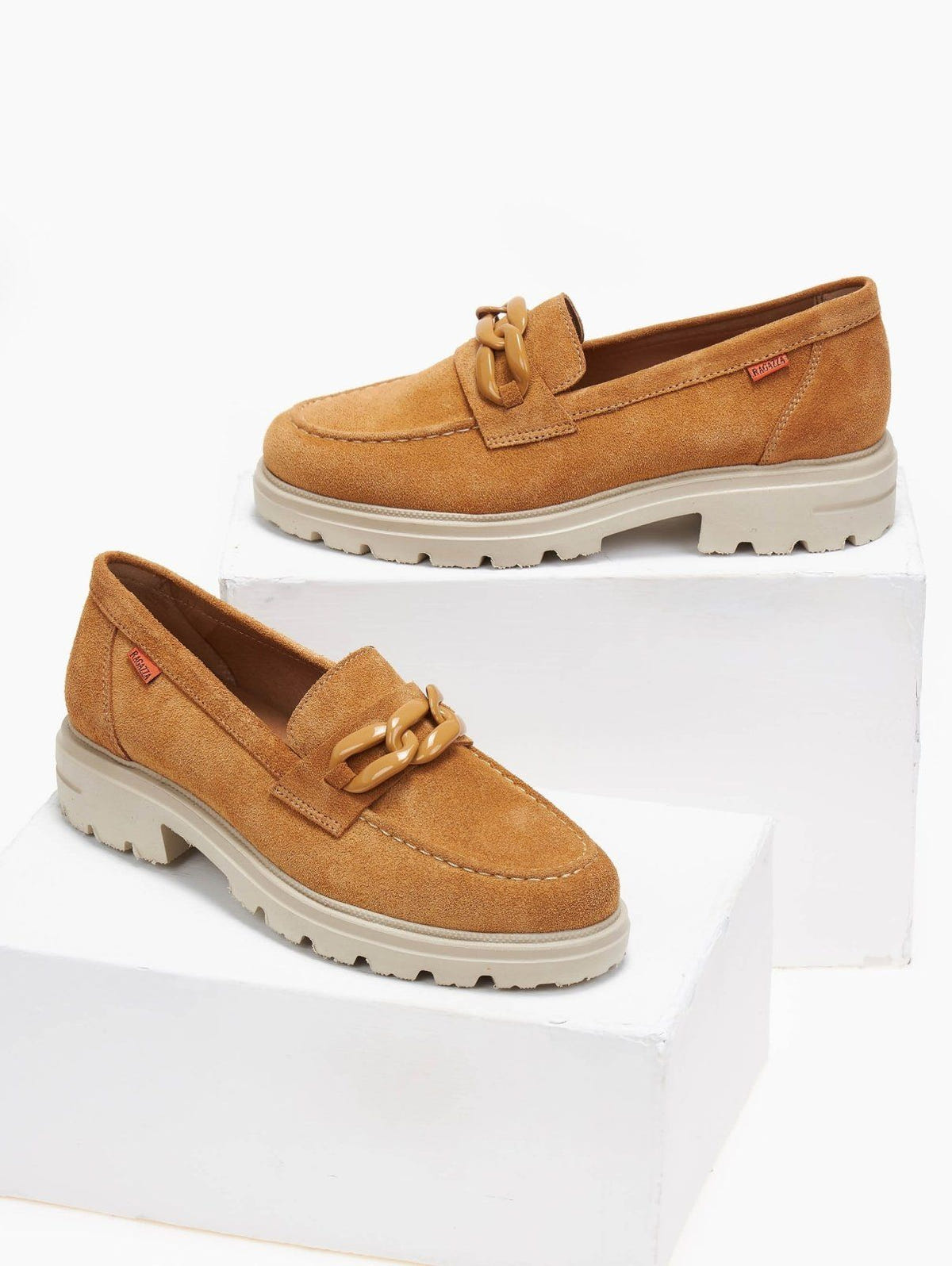 Loafers καστόρινα με κρίκους Ragazza 0528 - Ταμπά - thefashionproject.gr - RAGAZZA