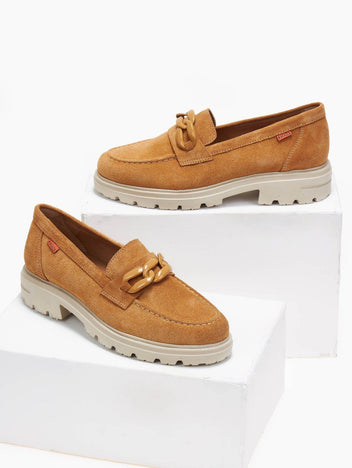 Loafers καστόρινα με κρίκους Ragazza 0528 - Ταμπά - thefashionproject.gr - RAGAZZA