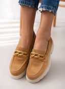 Loafers καστόρινα με κρίκους Ragazza 0528 - Ταμπά - thefashionproject.gr - RAGAZZA