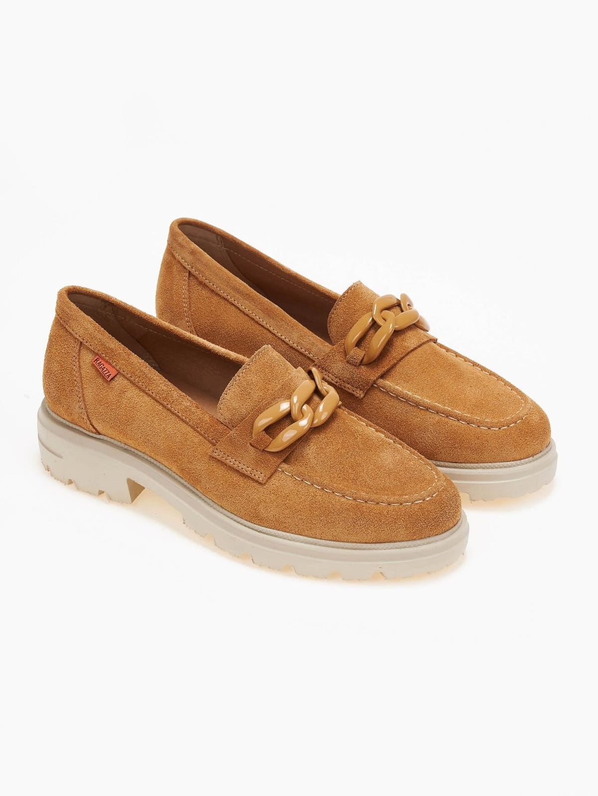 Loafers καστόρινα με κρίκους Ragazza 0528 - Ταμπά - thefashionproject.gr - RAGAZZA