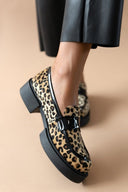 Loafers με print Estil - Leopard - thefashionproject.gr - Estil