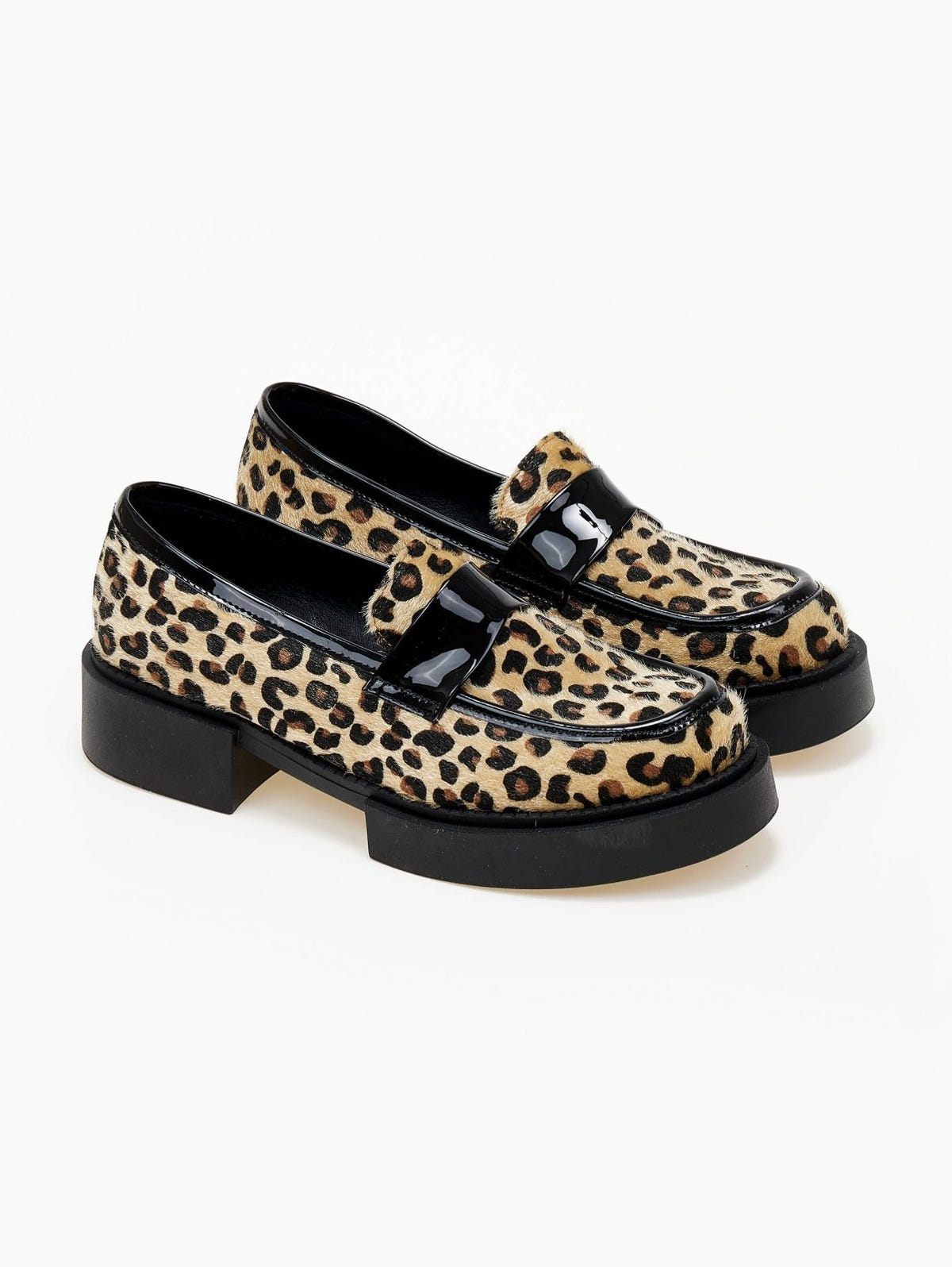 Loafers με print Estil - Leopard - thefashionproject.gr - Estil