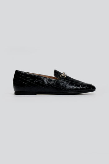Loafers με print TFP - Μαύρο - thefashionproject.gr - TFP