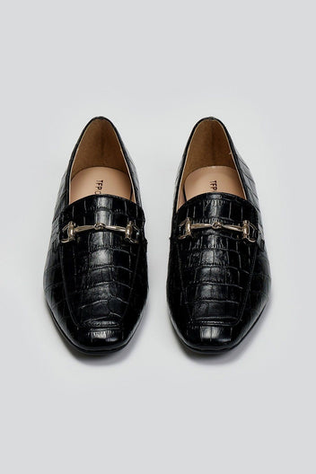 Loafers με print TFP - Μαύρο - thefashionproject.gr - TFP