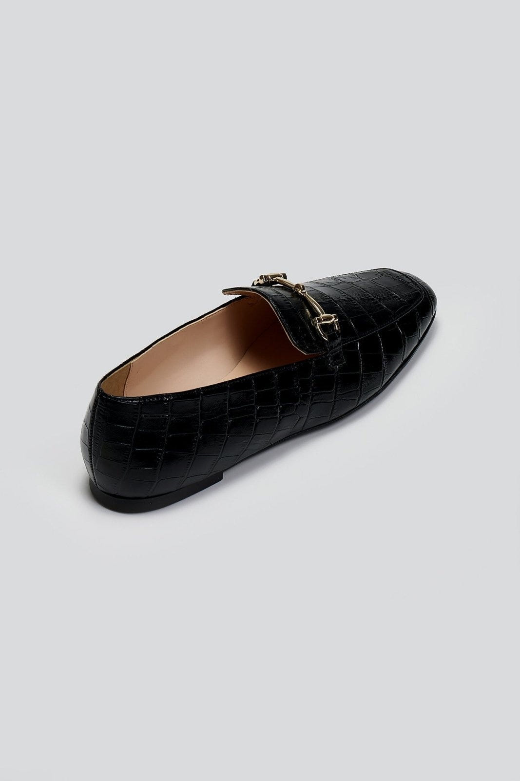 Loafers με print TFP - Μαύρο - thefashionproject.gr - TFP