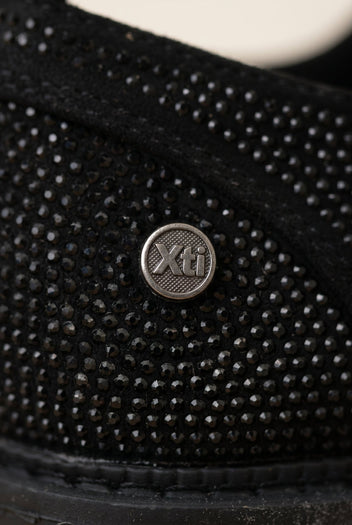 Xti Footwear - Loafers Strass Lace Up - Black