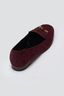 Loafers Suede Metal Bit TFP - Bordeaux Suede - thefashionproject.gr - TFP