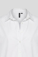 ONLY - Long Shirt Curved Hem - White