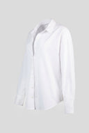 ONLY - Long Shirt Curved Hem - White