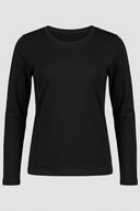 The Fashion Project - Long Sleeve Top Crew Neck - Black