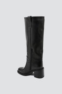 Low Heel Ankle Boots - Black Matte - thefashionproject.gr - Ideal shoes