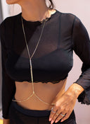 Μαγιό four pieces με σετ διαφάνεια - Μαύρο - thefashionproject.gr - The Fashion Project