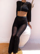 Μαγιό four pieces με σετ διαφάνεια - Μαύρο - thefashionproject.gr - The Fashion Project
