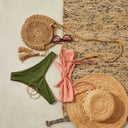 Μαγιό μπικίνι με bandeau top - Σομόν - thefashionproject.gr - The Fashion Project