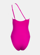 Μαγιό ολόσωμο με έναν ώμο - Magenta - thefashionproject.gr - Modern ocean