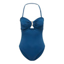 Μαγιό ολόσωμο strapless ONLY 15314714 - Μπλε - thefashionproject.gr - ONLY
