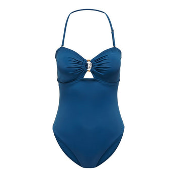 Μαγιό ολόσωμο strapless ONLY 15314714 - Μπλε - thefashionproject.gr - ONLY