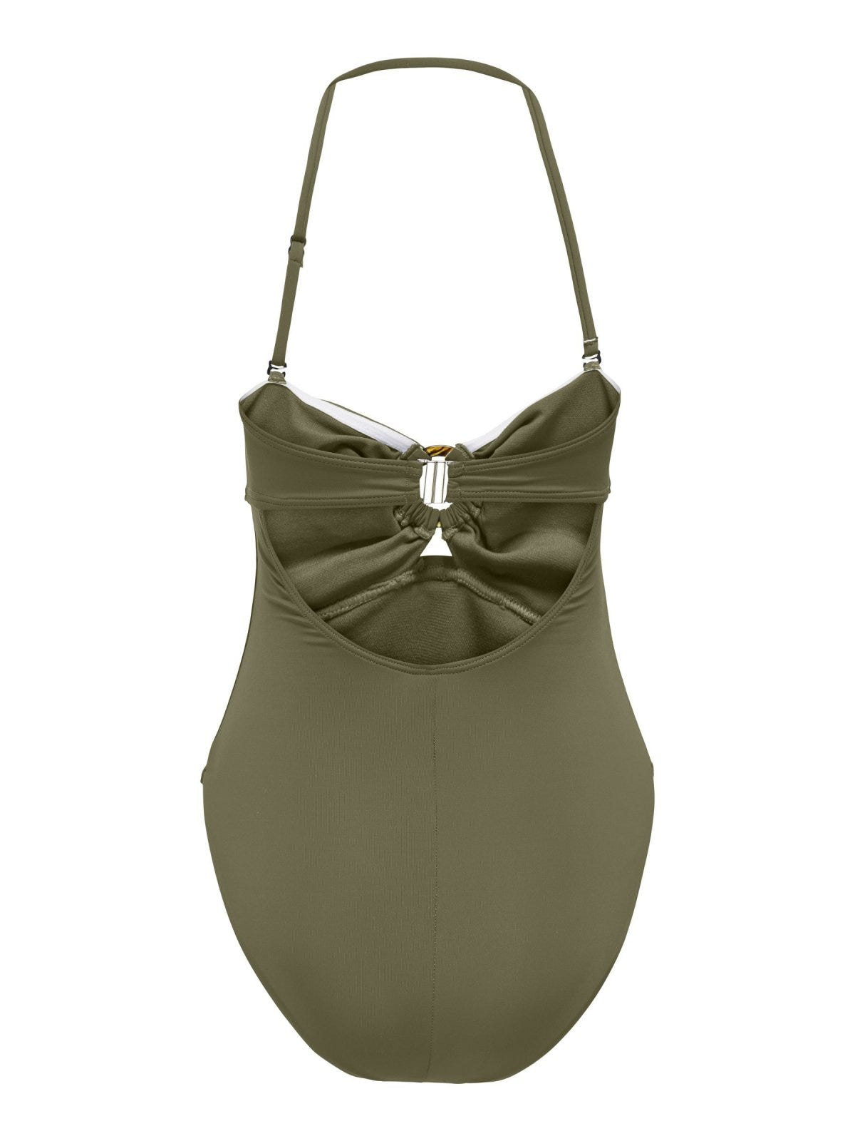 Μαγιό ολόσωμο strapless ONLY 15314714 - Χακί - thefashionproject.gr - ONLY