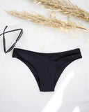 Μαγιό slip με άνοιγμα - Μαύρο - thefashionproject.gr - The Fashion Project