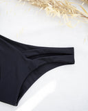 Μαγιό slip με άνοιγμα - Μαύρο - thefashionproject.gr - The Fashion Project