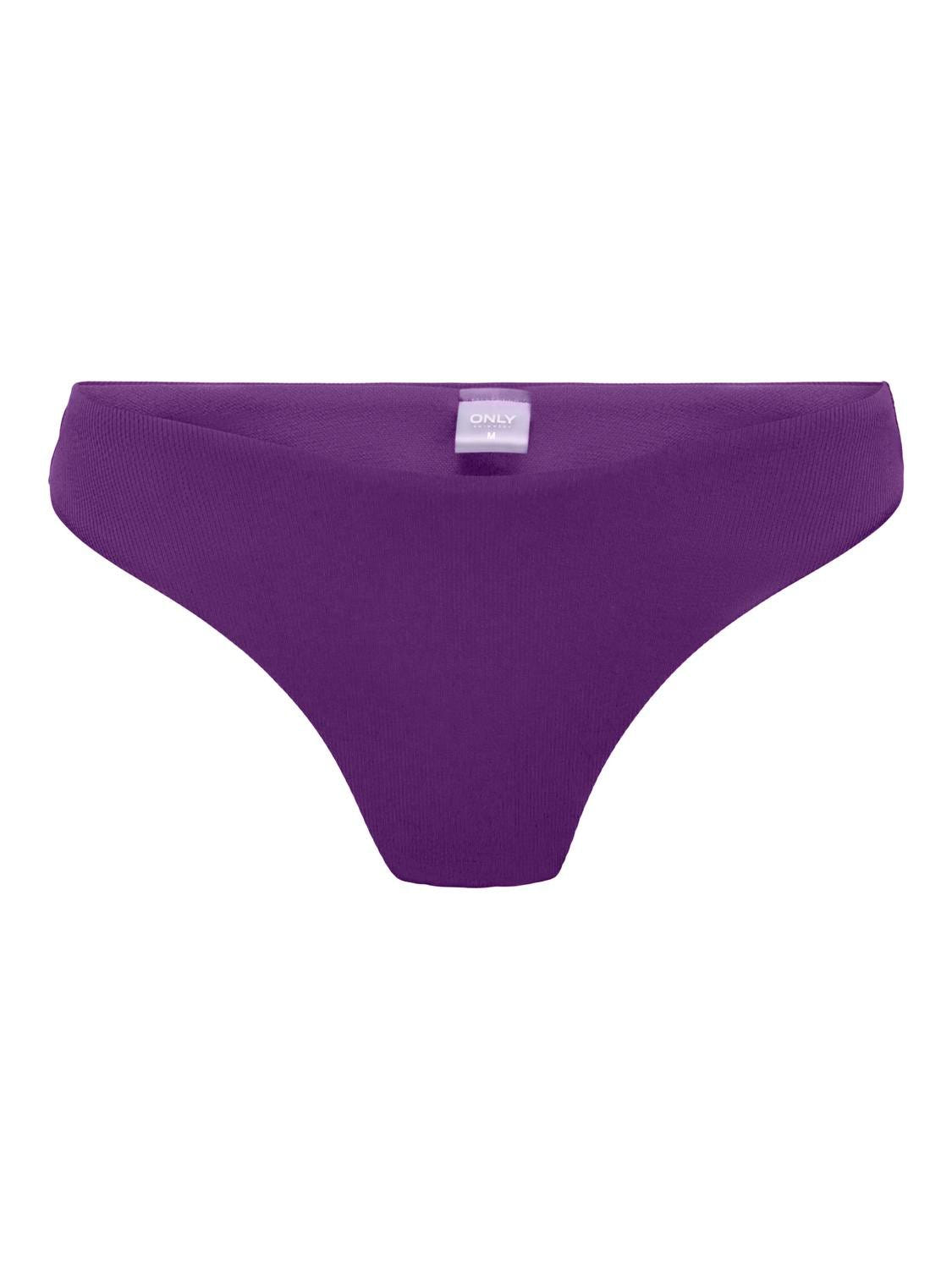 Μαγιό v slip ψηλόμεσο ONLY 15314671 - Μωβ - thefashionproject.gr - ONLY