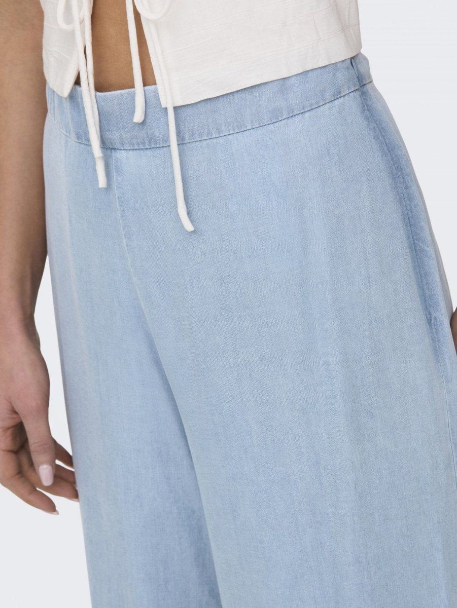 Μακριά κιλότ με denim όψη ONLY 15337936 - Γαλάζιο - thefashionproject.gr - ONLY