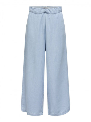 Μακριά κιλότ με denim όψη ONLY 15337936 - Γαλάζιο - thefashionproject.gr - ONLY