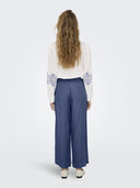 Μακριά κιλότ με denim όψη ONLY 15337936 - Μπλε denim - thefashionproject.gr - ONLY