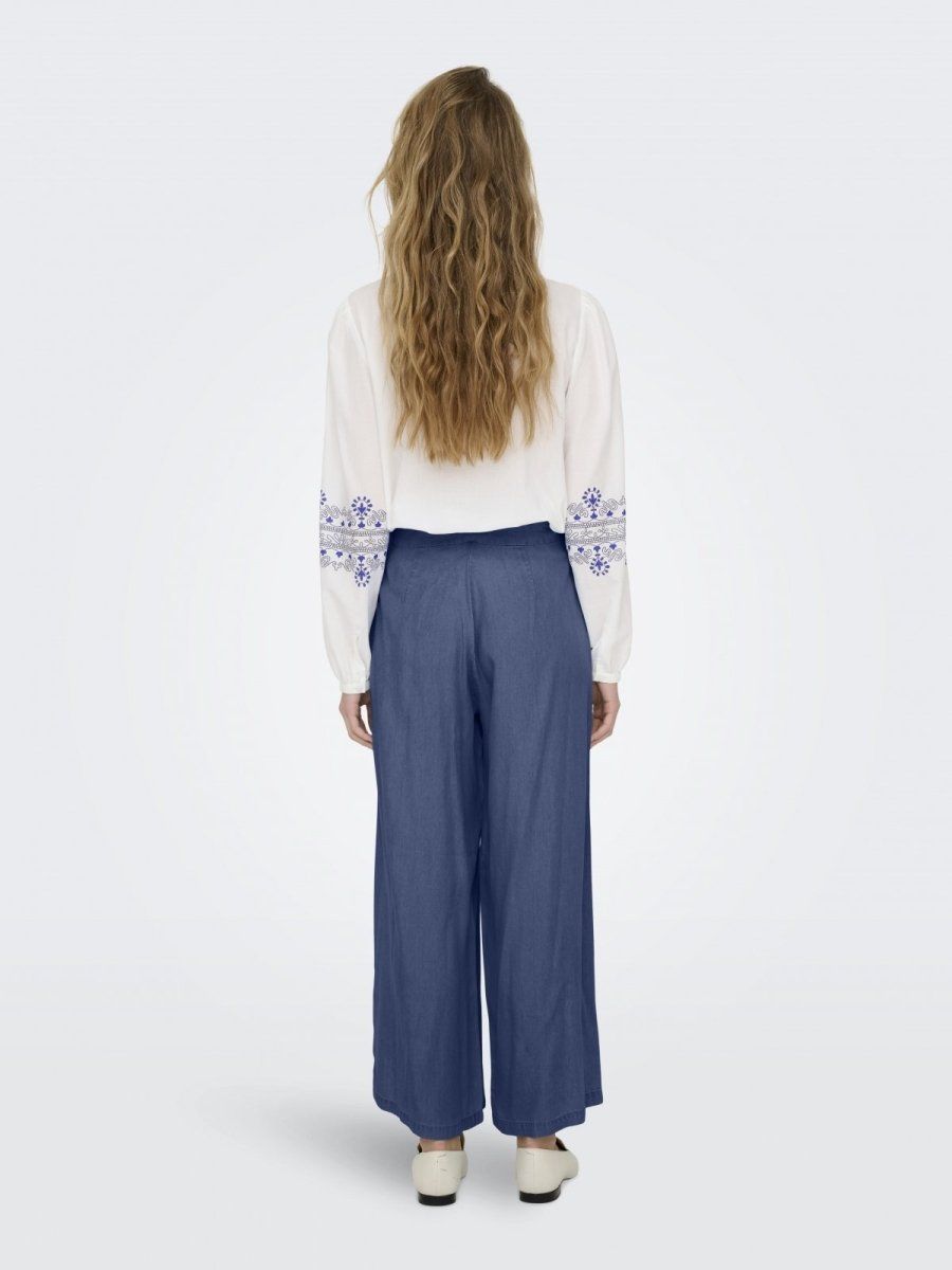 Μακριά κιλότ με denim όψη ONLY 15337936 - Μπλε denim - thefashionproject.gr - ONLY