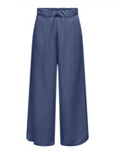 Μακριά κιλότ με denim όψη ONLY 15337936 - Μπλε denim - thefashionproject.gr - ONLY