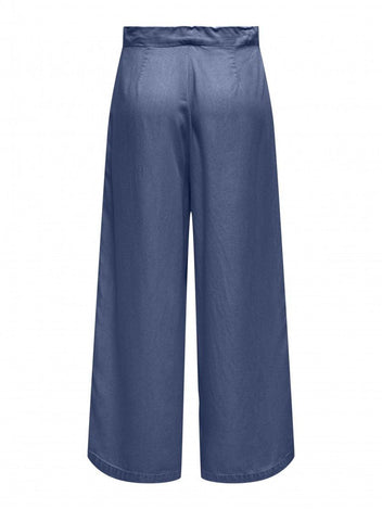 Μακριά κιλότ με denim όψη ONLY 15337936 - Μπλε denim - thefashionproject.gr - ONLY