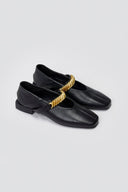 Mary Janes Chain Strap IRIS - Black Matte - thefashionproject.gr - IRIS