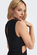 ONLY - Maxi Dress Cut Out Detail - Black