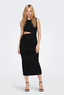 ONLY - Maxi Dress Cut Out Detail - Black