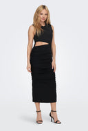 ONLY - Maxi Dress Cut Out Detail - Black