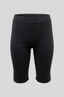 The Fashion Project - Mid Waist Biker Shorts - Black