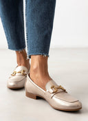 Μοκασίνια φλατ δερμάτινα Ragazza 0433 - Άμμου - thefashionproject.gr - RAGAZZA