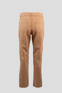 BISOU - Mom Fit Cropped Jeans - Camel