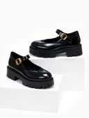 Μπαλαρίνες chunky φλωρεντίκ Mary Janes TFP - Μαύρο - thefashionproject.gr - TFP