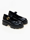 Μπαλαρίνες chunky φλωρεντίκ Mary Janes TFP - Μαύρο - thefashionproject.gr - TFP