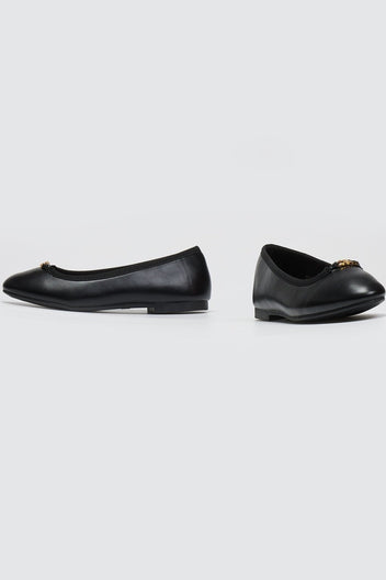Μπαλαρίνες φλατ basic ERYNN - Μαύρο - thefashionproject.gr - ERYNN