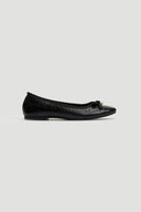 Μπαλαρίνες καπιτονέ με πέρλα ERYNN - Μαύρο - thefashionproject.gr - ERYNN