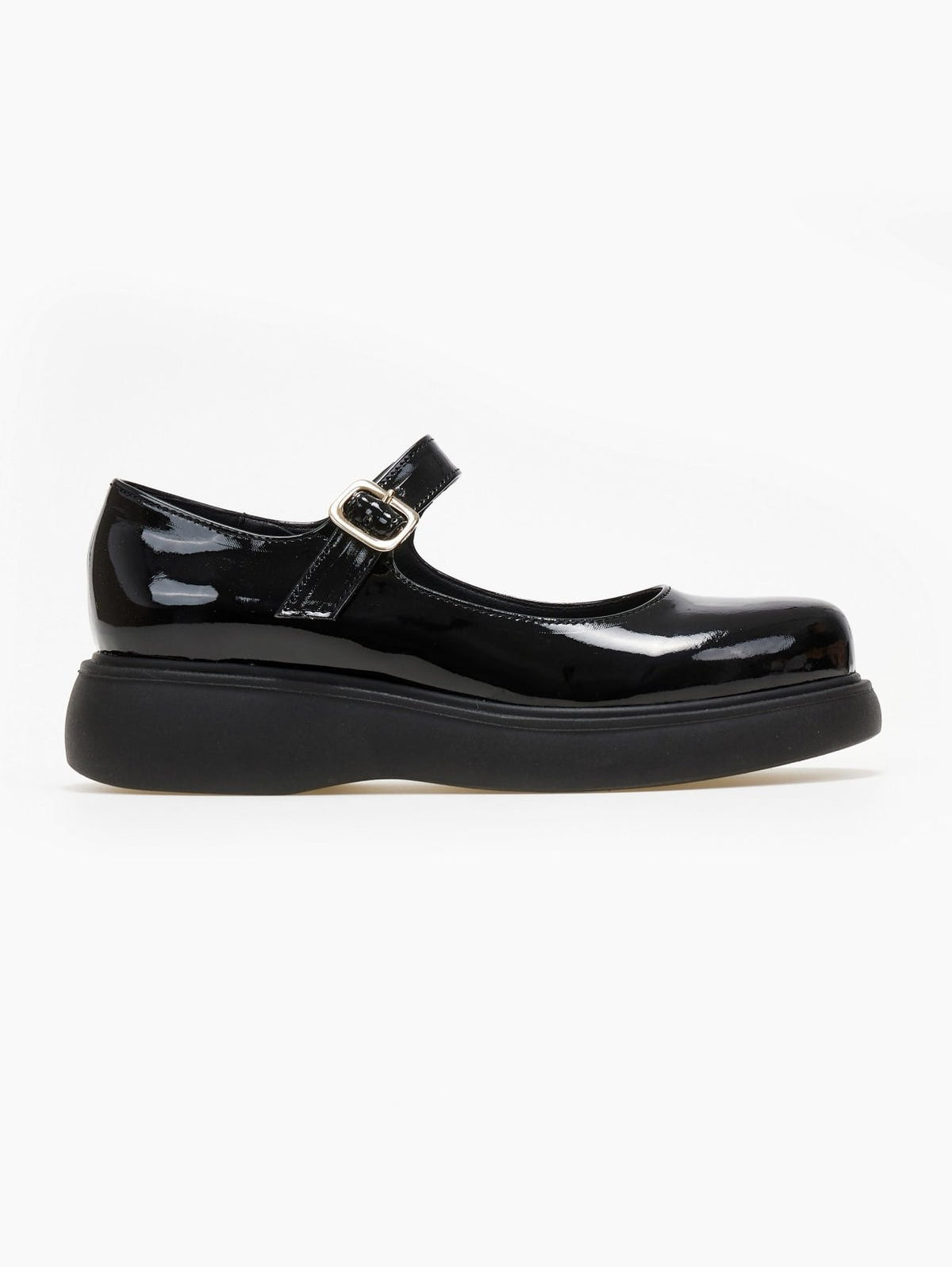 Μπαλαρίνες λουστρίνι Mary Jane Estil - Μαύρο - thefashionproject.gr - Estil