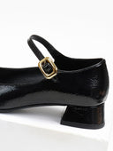 Μπαλαρίνες λουστρίνι Mary Jane Tfp - Μαύρο - thefashionproject.gr - TFP