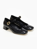Μπαλαρίνες λουστρίνι Mary Jane Tfp - Μαύρο - thefashionproject.gr - TFP