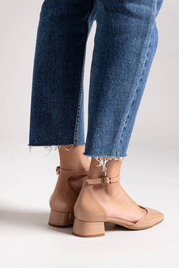 Μπαλαρίνες λουστρίνι TFP - Biscuit - thefashionproject.gr - TFP
