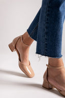 Μπαλαρίνες λουστρίνι TFP - Biscuit - thefashionproject.gr - TFP