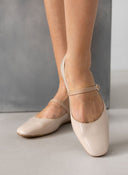 Μπαλαρίνες λουστρίνι TFP - Nude - thefashionproject.gr - TFP